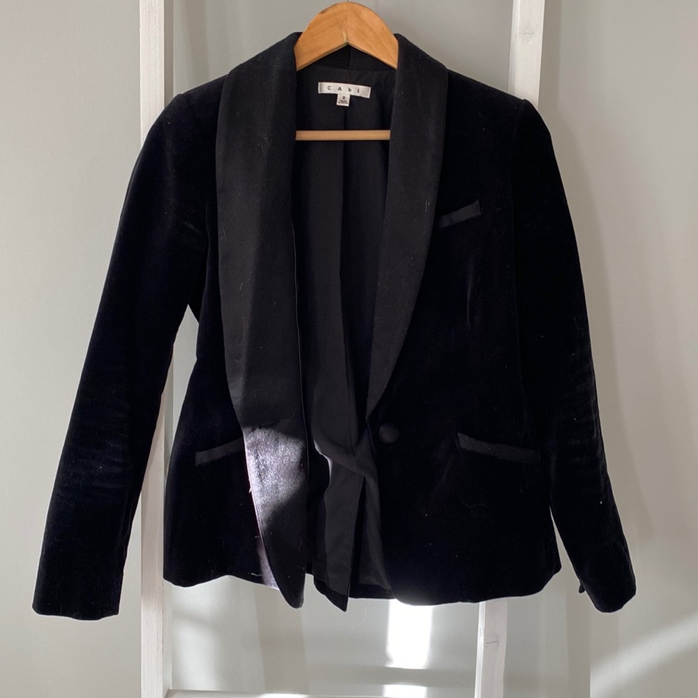 Velvet blazer